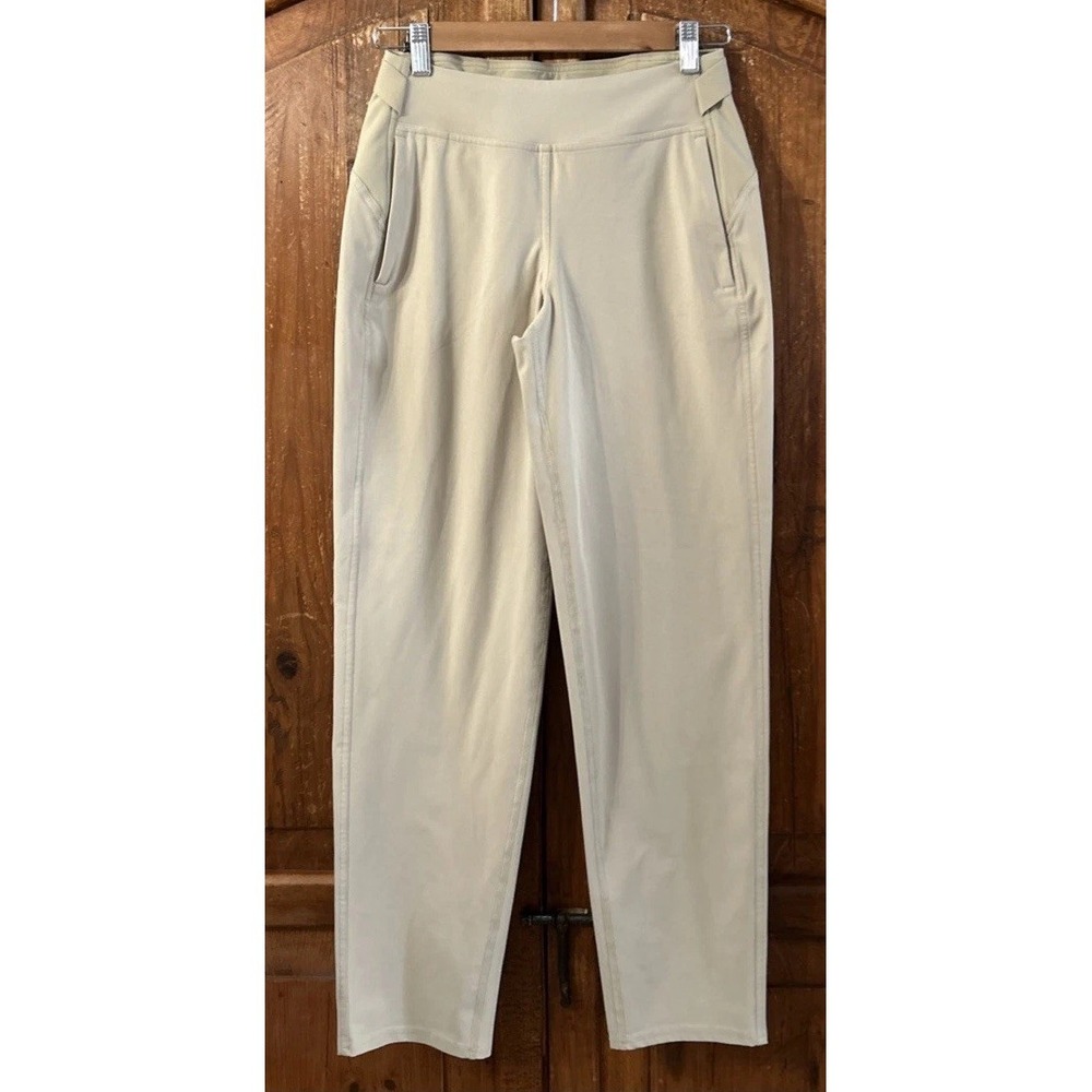 Women's Lululemon Lab Warpstreme Mid Rise Golf Pants Stretch Sz 4 LW5FLPS EC